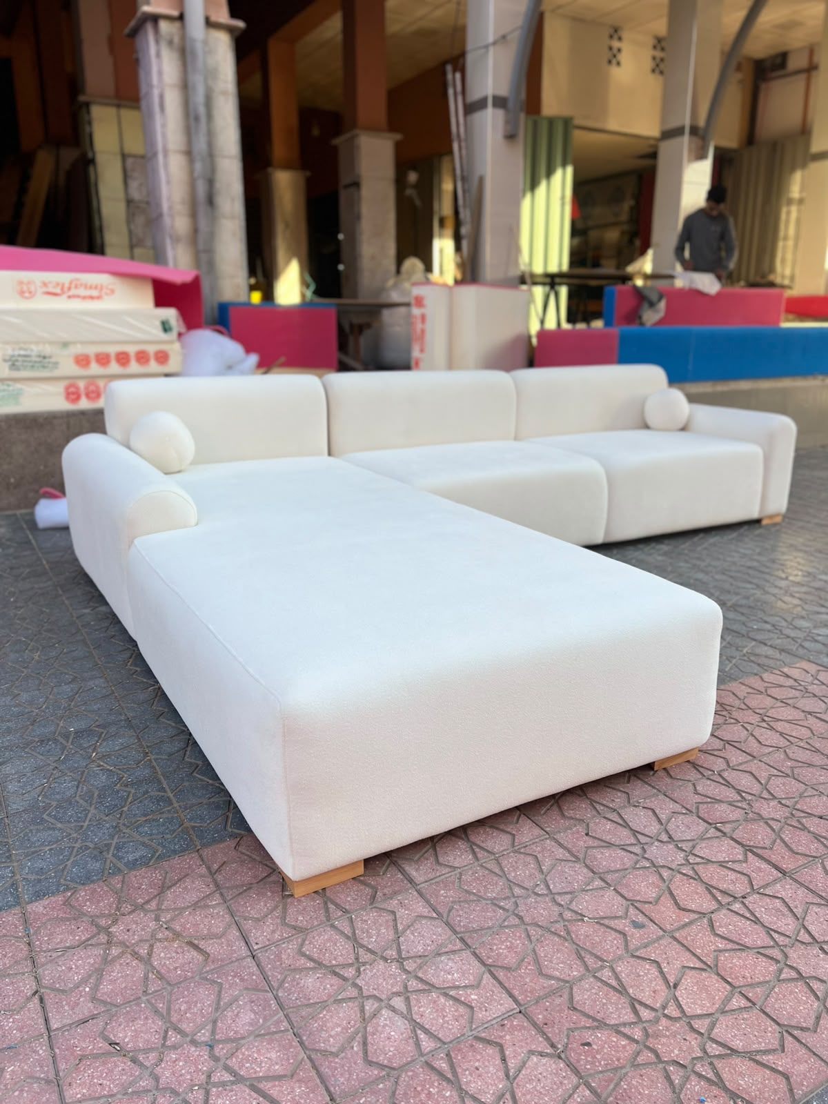 Canapé rénové au design moderne